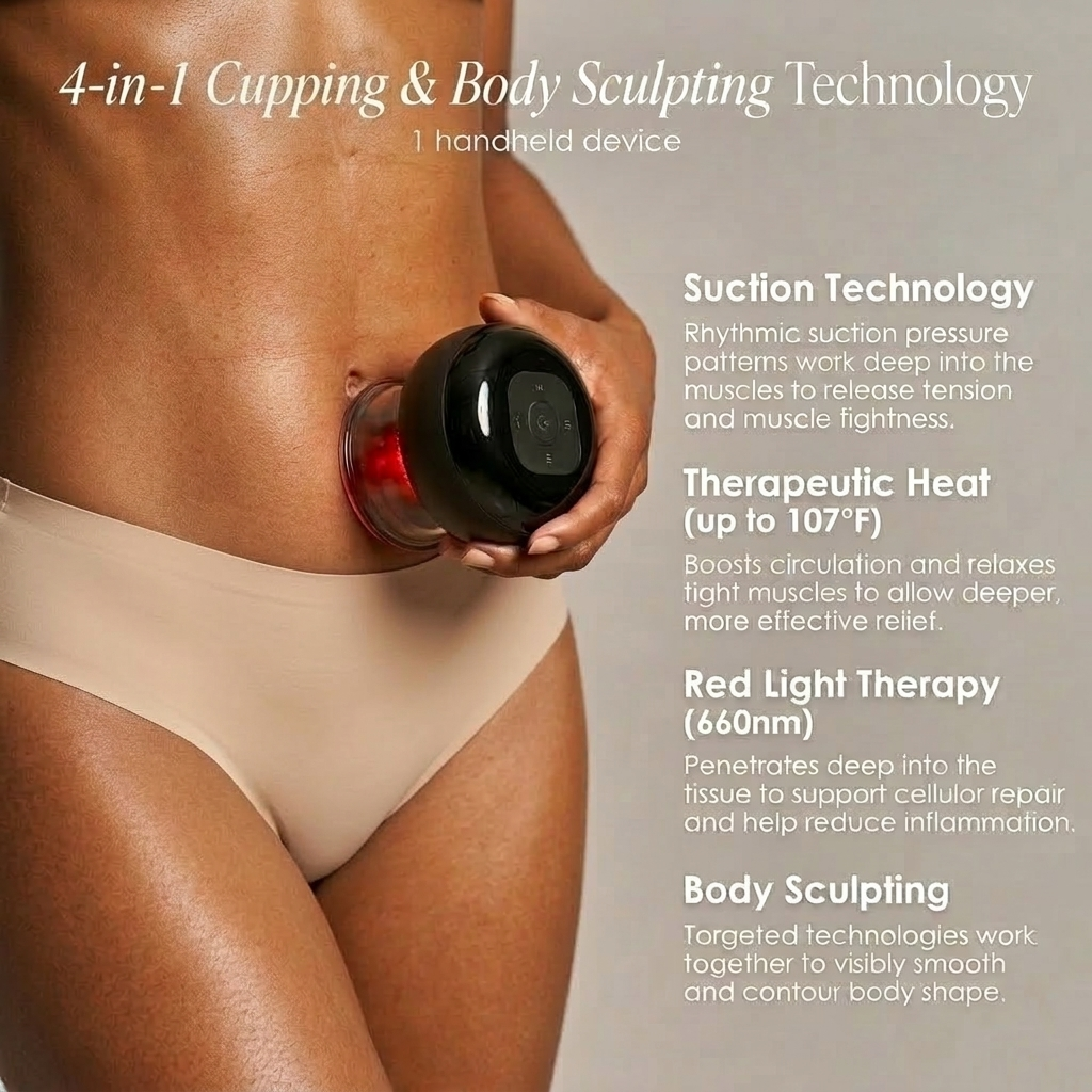 4-in-1 Smart Cupping & Body Sculpting Device| Derma Revive™