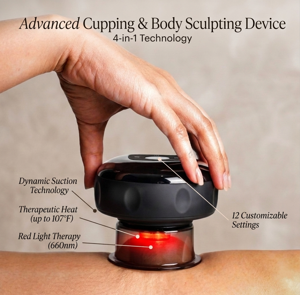 4-in-1 Smart Cupping & Body Sculpting Device| Derma Revive™